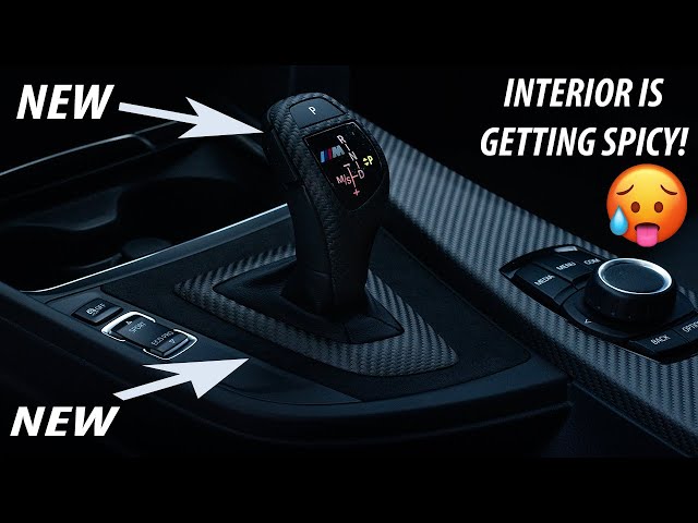 HOW TO INSTALL M PERFORMANCE DRY CARBON/ALCANTARA GEAR SHIFT KNOB & TRIM  COVER