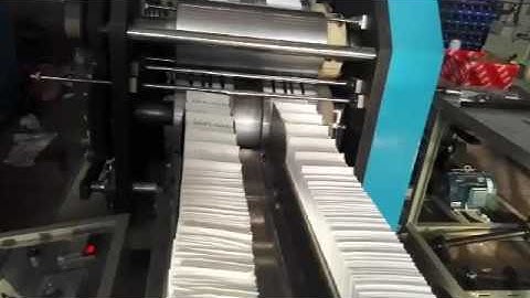 L folding two color printing paper napkin making machine price