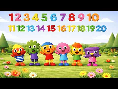 ⭐️Count and Move | Count to Twenty (3D) 1️⃣2️⃣ | Nursery Rhymes & Kids Songs | ABC Songs