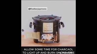 How to make use of the Envirofit charcoal stove.