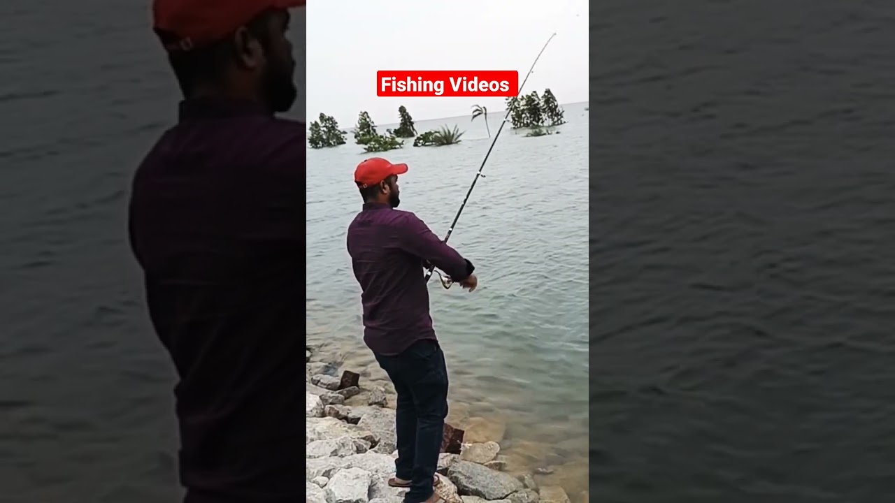 Fishing Reel rod videos by Deccan Shikari Hyderabad lake