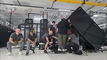 nesevo Rack Tilt Unit - rack deployment even in the tightest data centers