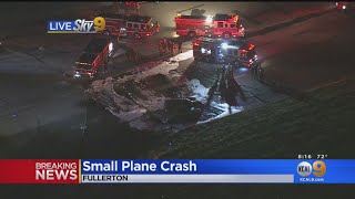 Twin-Engine Plane Crash Reported At Fullerton Airport