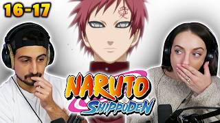 NOT GAARA 💔 *NARUTO SHIPPUDEN* Episodes 16 & 17 REACTIONS!