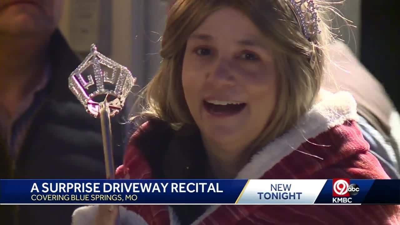 'Grit and grace': Dancers surprise former teacher battling cancer with driveway recital