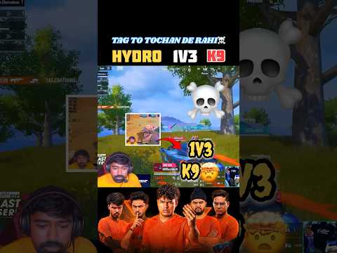 Hydro 1v3 k9 ☠️🔥 #bgmi #shorts #esports #jonathan #bgms