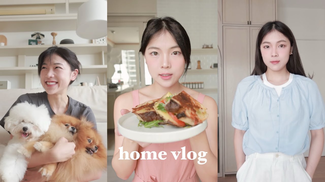 日常vlog   开箱新年衣服 ｜与我一起做饭感受居家生活｜ 布置房间