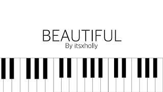 Video thumbnail of "BEAUTIFUL - MONSTA X - Piano Tutorial"