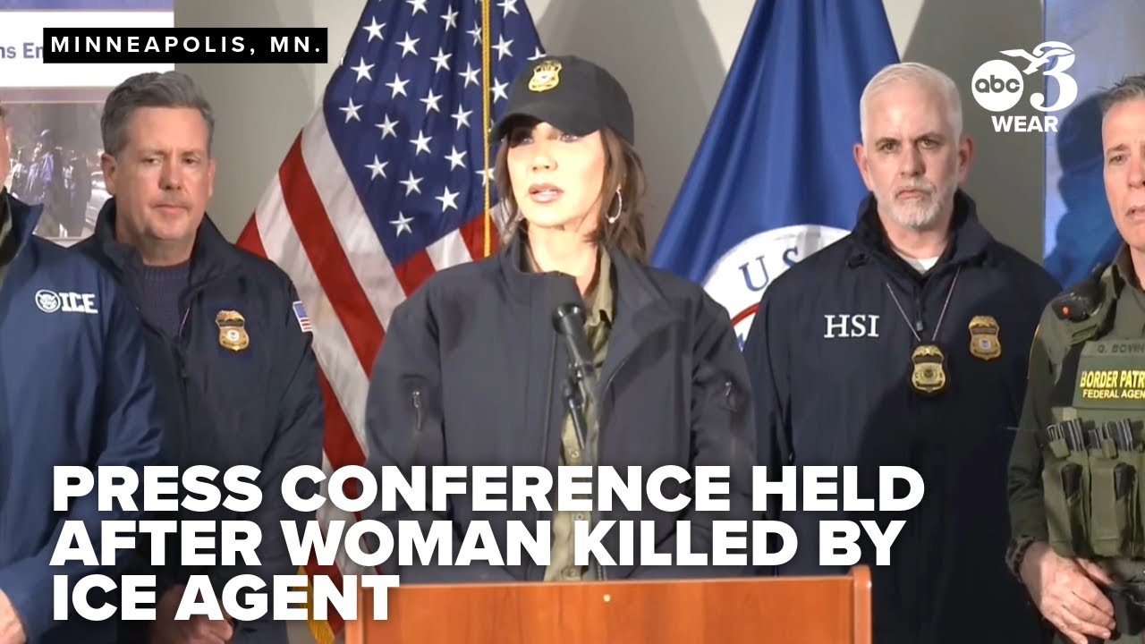 LIVE: Press conference underway after woman shot and killed by ICE agent in Minneapolis