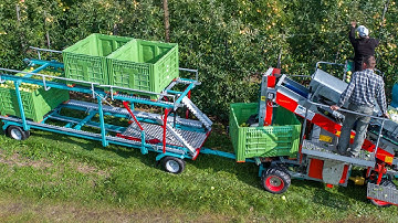 KRÓLIK WP-3DL/M trailer for Munckhof Pluk-o-Trak. Field tests!