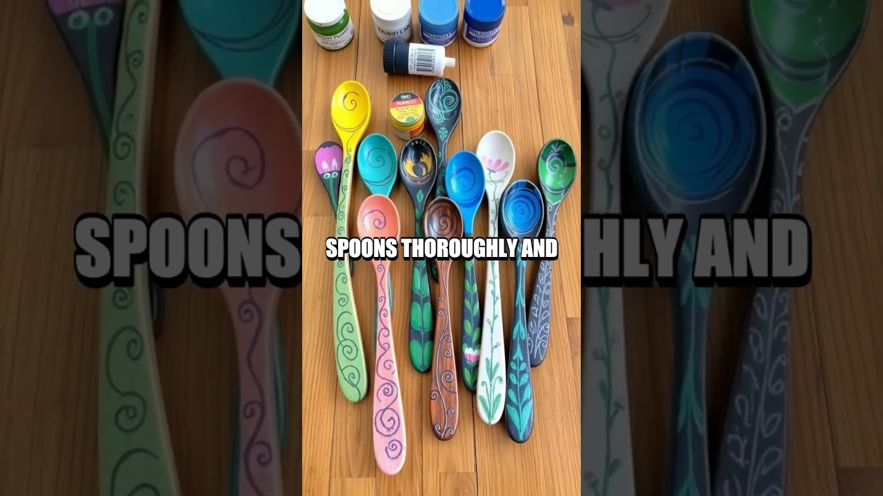 DIY Painted Wooden Spoons: A Personalized Kitchen Craft