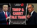 TRUMP AND CARNEY HOLD PRIVATE MEETING AFTER WEEKS OF TRADE TALKS