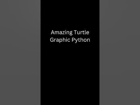 CREATE Awesome Turtle Graphics with Python! - YouTube