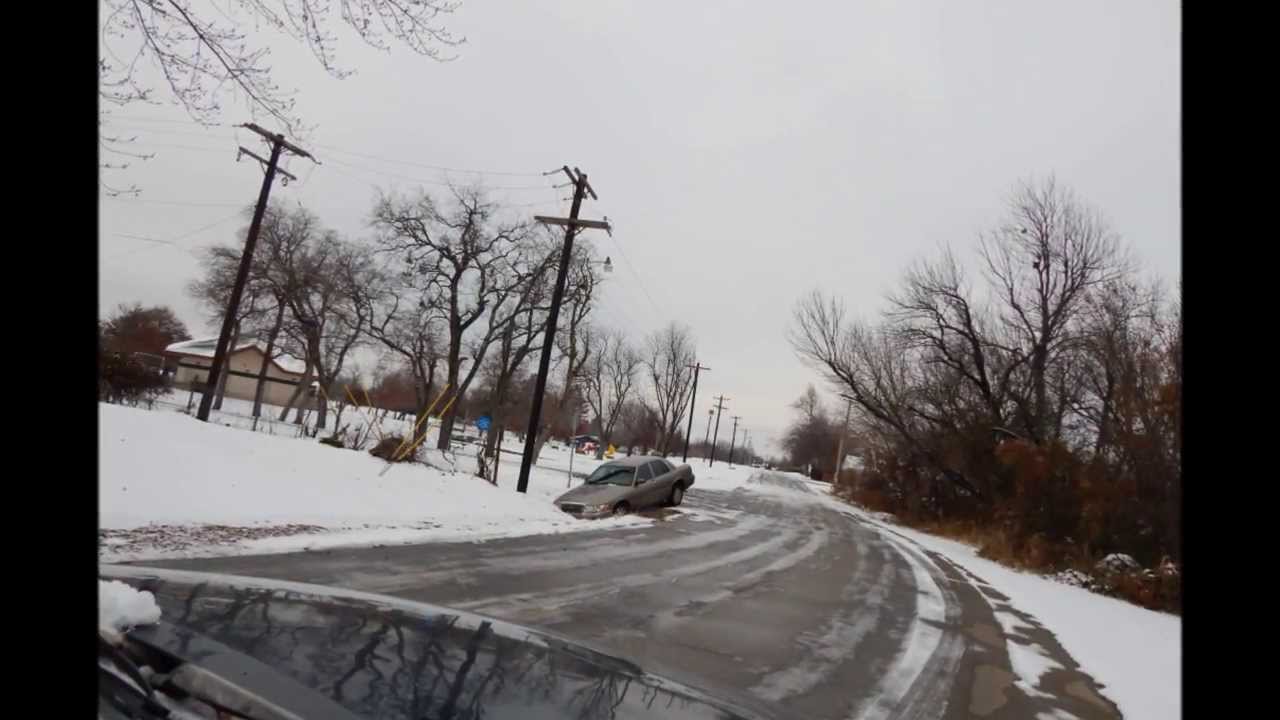 Slick Streets in Cushing, Oklahoma