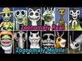 Zoonomaly real vs zoonomaly fan game all characters comparison  zoonomaly mobile