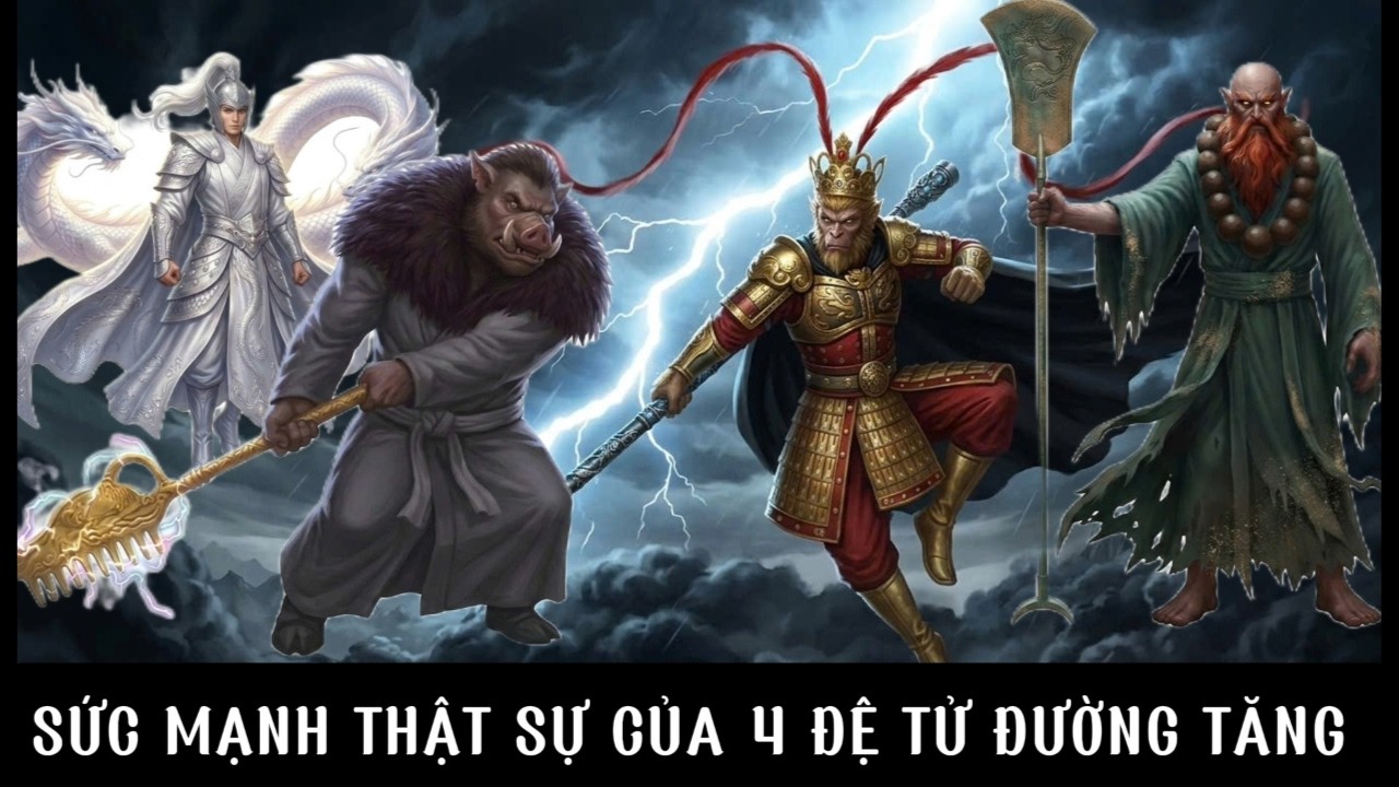 SỰ THẬT VỀ SỨC MẠNH CỦA 4 ĐỆ TỬ ĐƯỜNG TĂNG?|AI MỚI THẬT SỰ TOP 1 TRONG TÂY DU KÝ?.