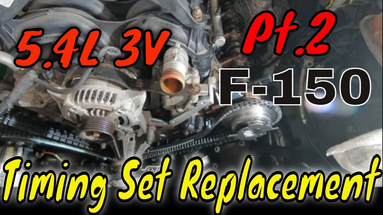 Ford F-150 5.4L 3v Timing Chain Replacement Pt 2 - YouTube