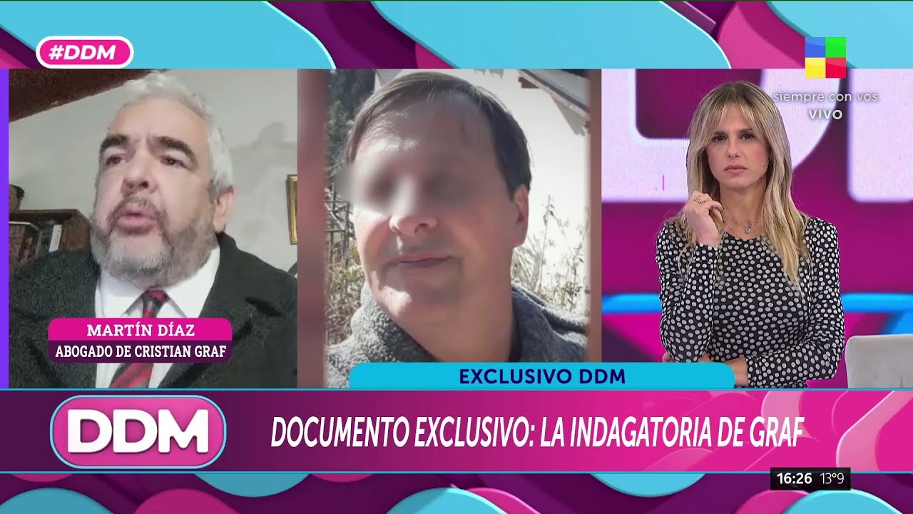 📢 HABLA EL ABOGADO DE CRISTIAN GRAF: 
