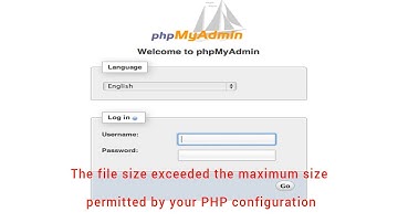 Fix: The file size exceeded the maximum size permitted by your PHP configuration