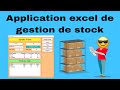 Système de gestion des stock sur excel | gestion inventaire sur excel | suivi de stock avec excel
