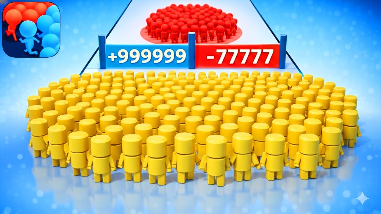 New Satisfying Mobile Games Count Masters Crowd Run Gameplay (Android ...