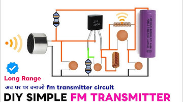make fm transmitter at home।fm transmitter circuit।2n3904 fm transmitter।2n3904 transistor projects