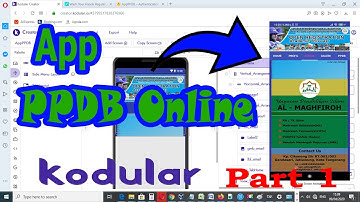 Membuat Aplikasi PPDB Online di Kodular |Part 1