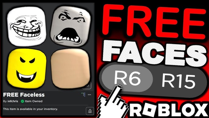 Toonify on X: A lot of roblox decal faces that are free for all