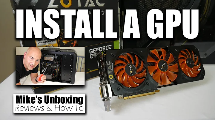 How To Install Or Upgrade A GPU - Graphics Card Graphic card swap