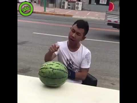 Стрей 228 с арбузом на голове. День арбуза. Арбуз на голове. Тряси своими арбузами. Ломает арбуз.