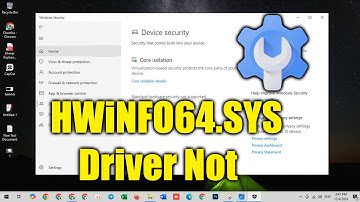 How to HWiNFO64.SYS Driver Not Working After Windows Update [Guide]