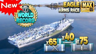 Авианосец Eagle: Огромные 477 тысяч в гонке вооружений (Мировой рекорд) - World of Warships