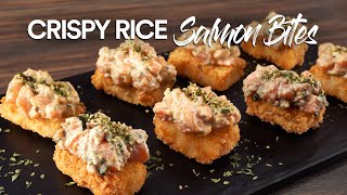 Crispy Rice SALMON Bites | Guga
