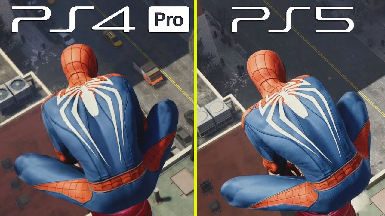 Spider-Man Remastered Compared to PS4 Pro Version in New Video