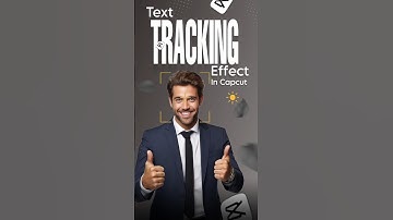 text tracking effect #shorts #capcut #texttracking #trackingeffect #tutorial #videoediting