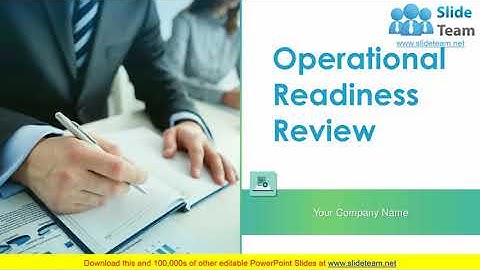 Operational Readiness Review Powerpoint Presentation Slides