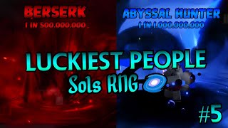 1 in 1.000.000.000 | Luckiest people in「 Sol's RNG 🌌」pt.5