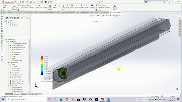 flow through pipe solidworks simulation