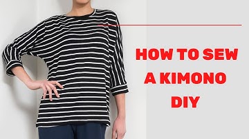 Diy kimono sleeve blouse  - beginner sewing training