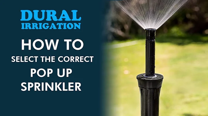 How to choose the correct pop up sprinkler