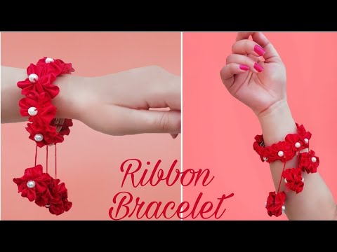 Quilling Bracelet Learning Video 4 // Paper Bracelet friendship// Flower  Bracelet - YouTube