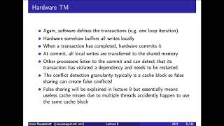 EDAN26 F08 / 4: Hardware transactional memory (level 3)