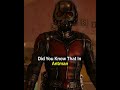 Did You Know That In Antman