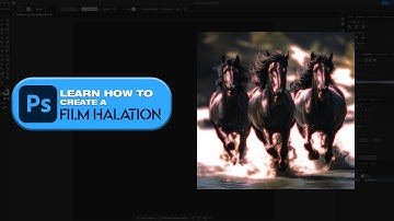 Create a FILM HALATION effect using Photoshop!