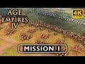 〈4K〉Age of Empires IV The Normans: The Battle of Hastings Walkthrough - No Commentary GamePlay
