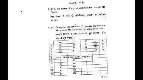 Computer Application In Business of b.com 3rd year SOL paper