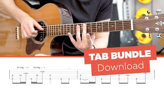 Insanely FUN to play Fingerstyle Guitar Riff [+TAB Download]