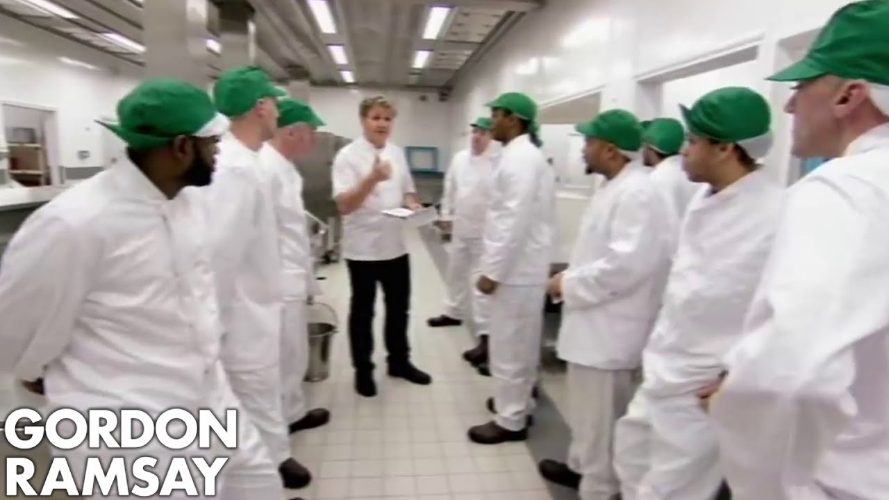 Gordon Ramsay & His Prison Brigade Cook For The Entire Prison | Gordon Behind Bars