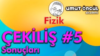 Umut Öncül Akademi Youtube Çekiliş Sonuçları Yks 2022 Fizik Tytayt Paketi