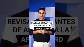 Revisa esto ante de aplicar a la Apple Card 🇺🇸👆🏻💳